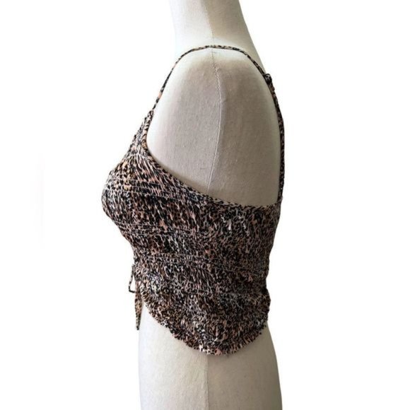 Urban Outfitters animal print top. Adjustable straps, stretchy. Great condition - Picture 6 of 10
